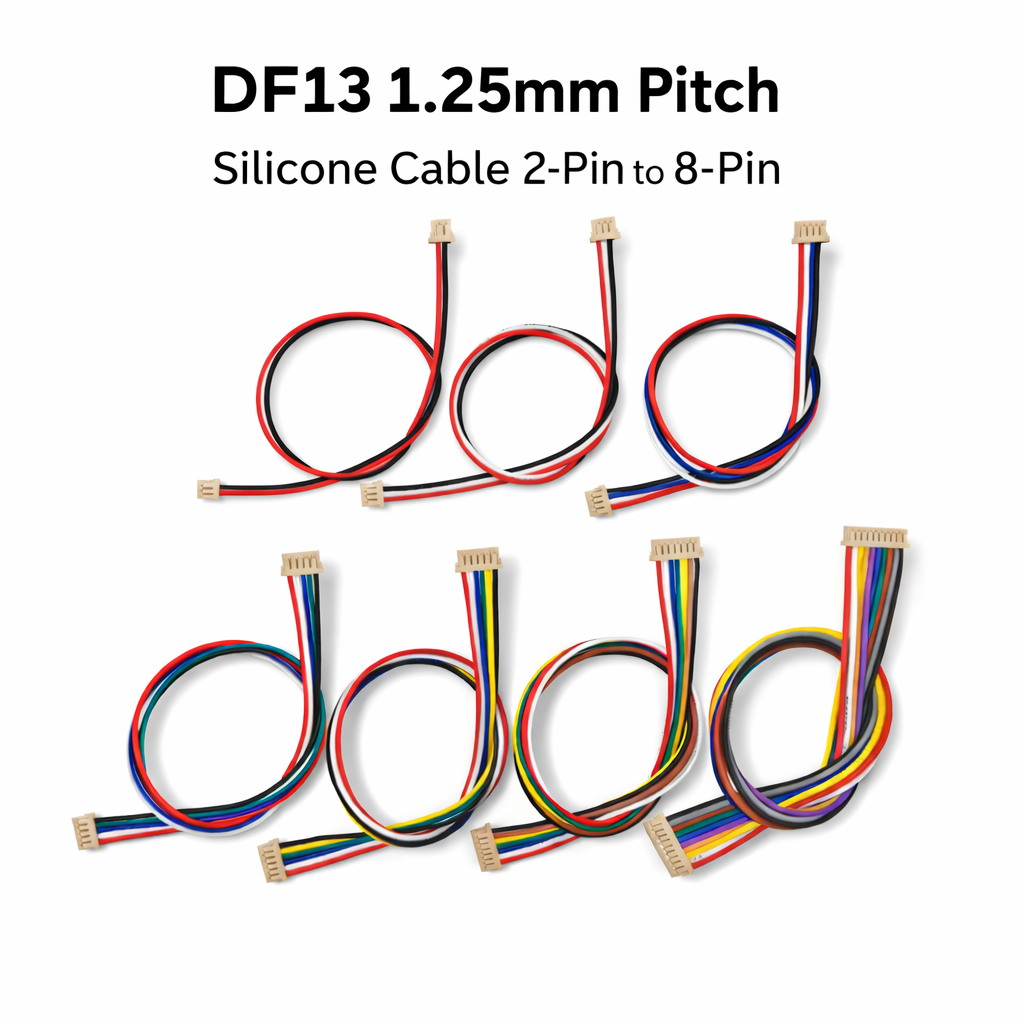 Drone Kit Hexacopter - 5PCS DF13 1.25mm Connector Cable 20cm