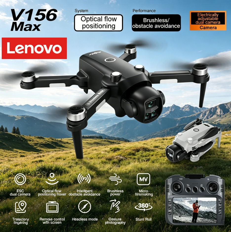 Drone Kit Long Range - Lenovo V156 MAX 4K 8K Drone