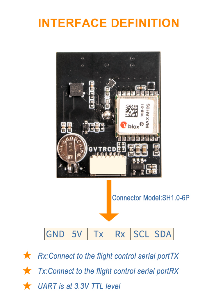 M10S GPS 10Hz GPS Module with  - Drone Kit Hexacopter avaliação e preço