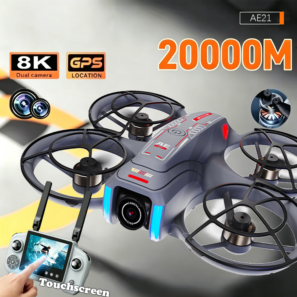 Upgrade AE21 Aerial Drone 8K H - Drone Kit Professional avaliação e preço