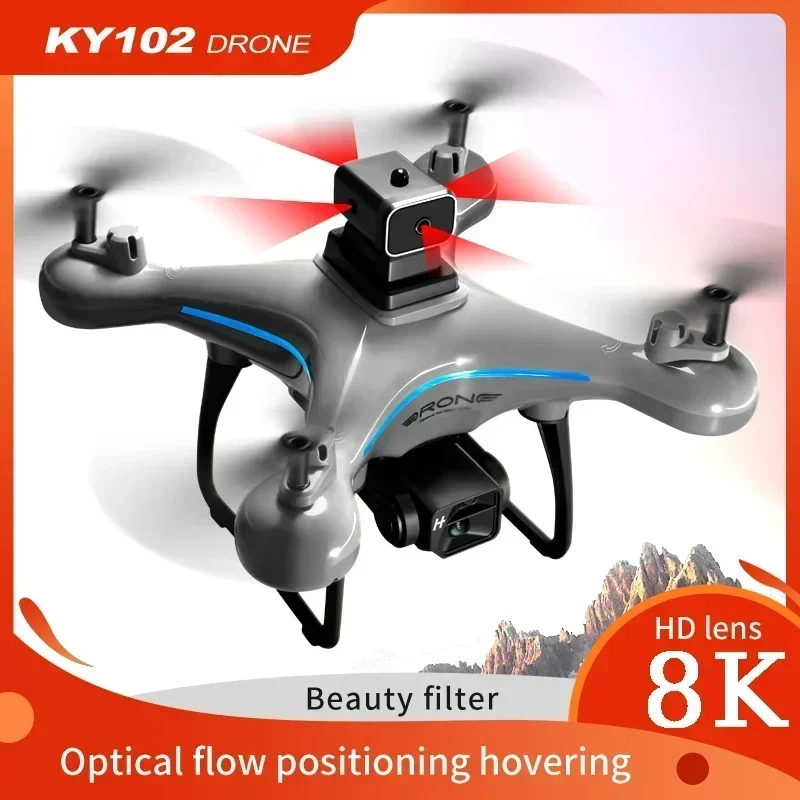 KY102 RC Drone 8K Professional - Drone Kit Vtol avaliação e preço