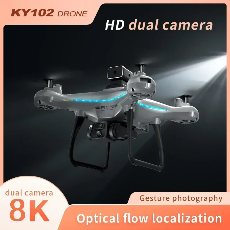KY102 RC Drone 8K Professional - Drone Kit Vtol avaliação e preço