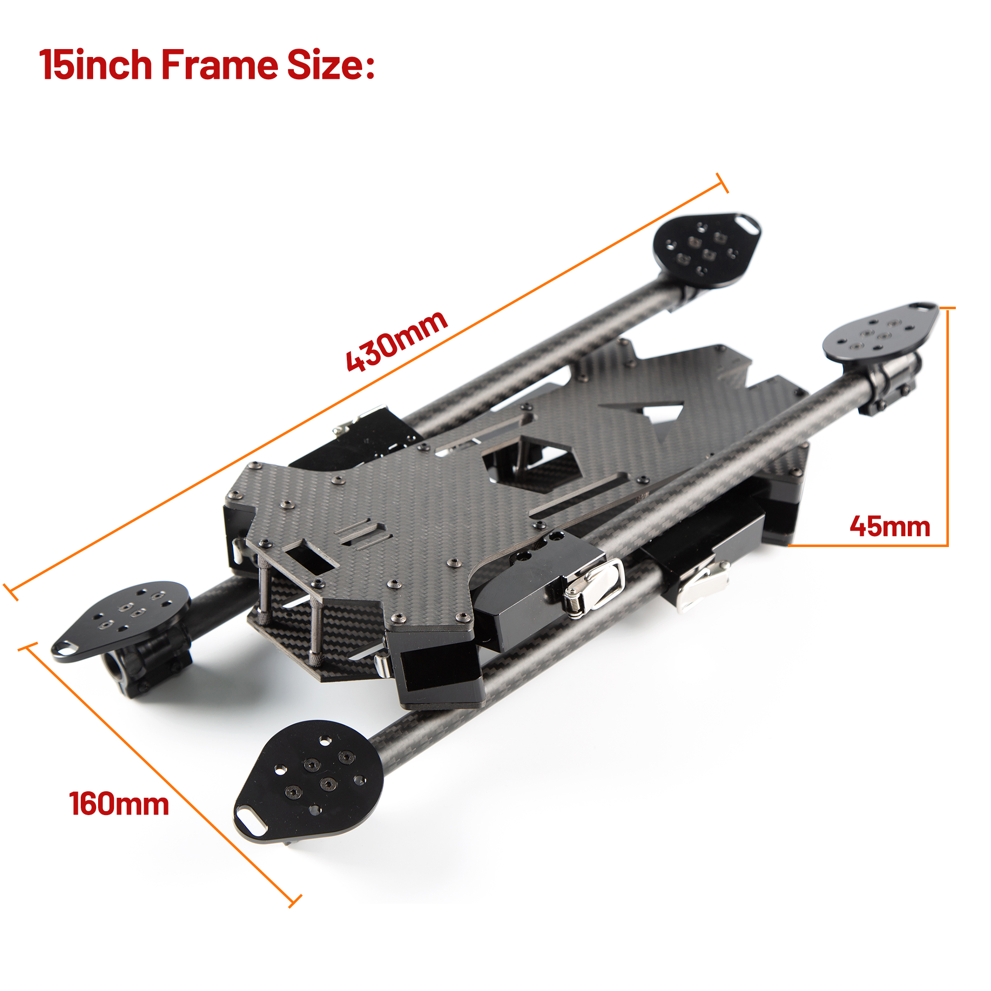 15inch /17inch FPV Carbon Fibe - Drone Kit Long Range avaliação e preço
