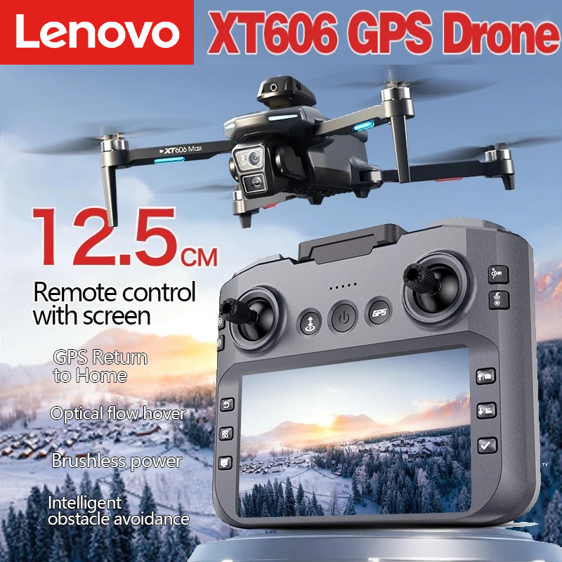 Lenovo XT606 MAX GPS Drone 4k  - Drone Kit Long Range avaliação e preço
