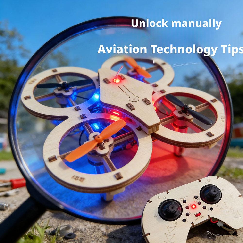 DIY Wooden RC Drone Quadcopter - Drone Kit Octocopter avaliação e preço