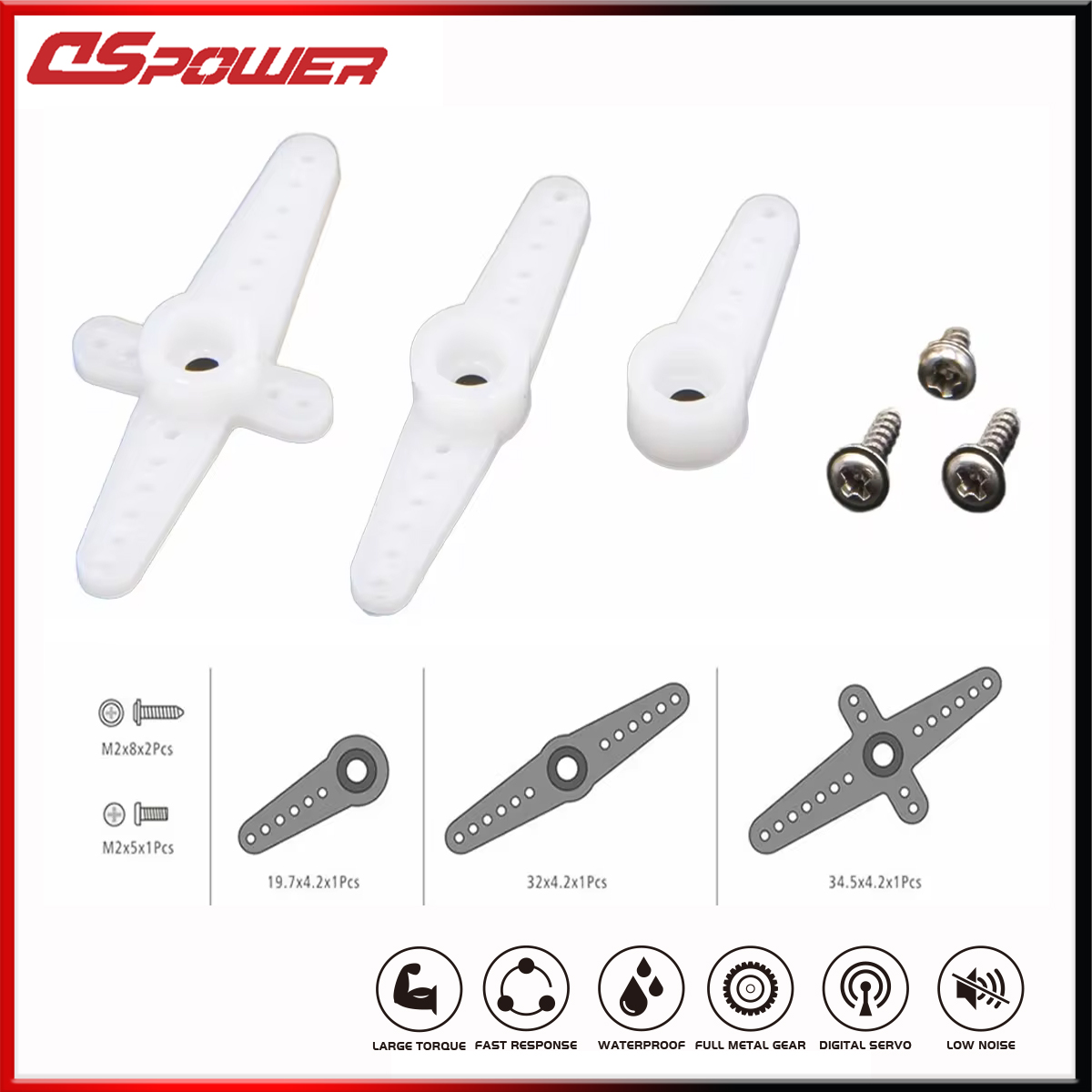 DSpower 25T 28T RC Servo Arm D - Drone Kit Beginner avaliação e preço