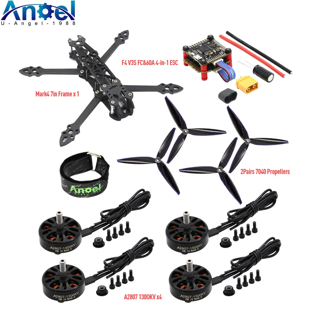 Mark4 Mark 4 7inch 295mm FPV F - Drone Kit With Camera avaliação e preço