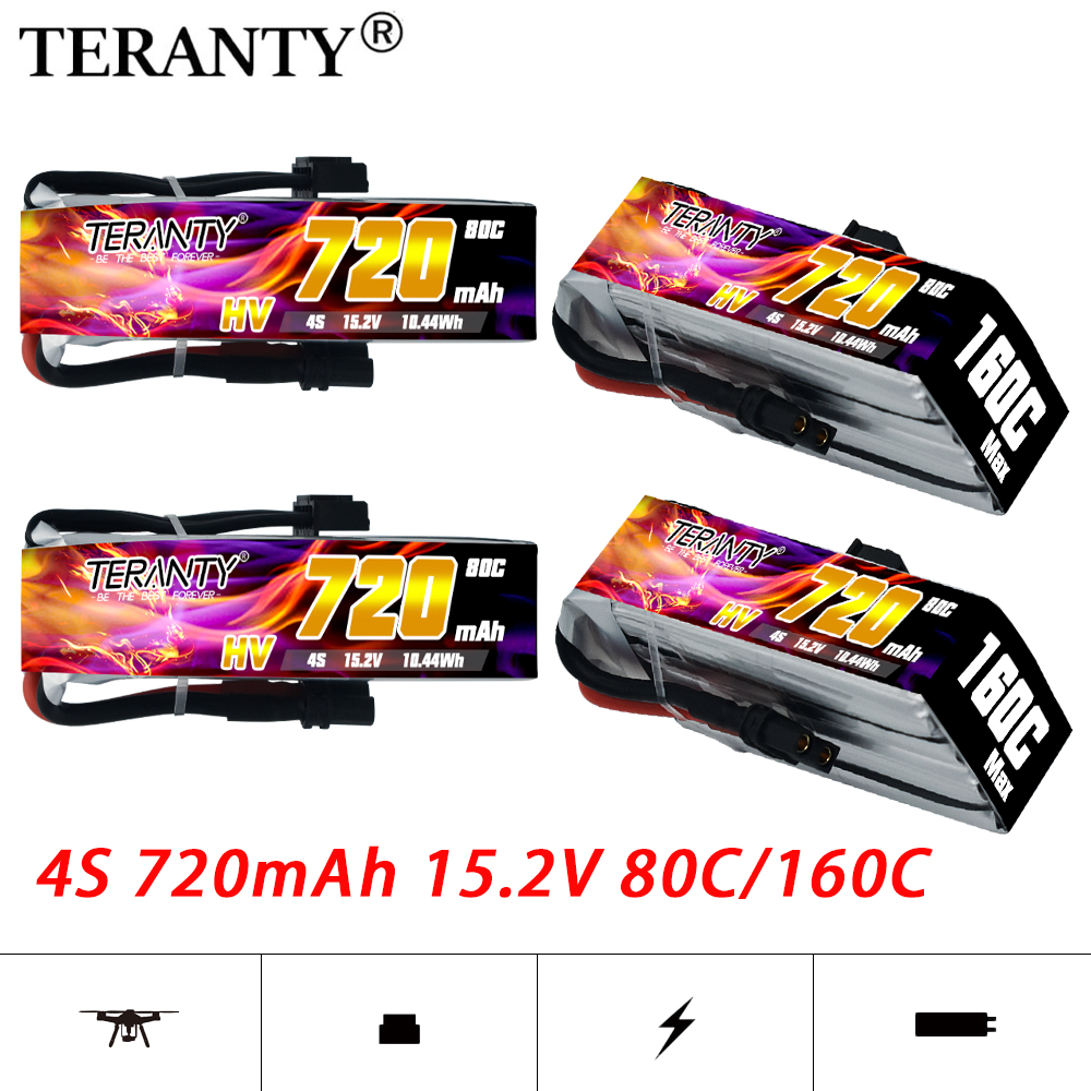 TERANTY 720mAh 4S 15.2V HV Lip - Drone Kit Fpv avaliação e preço