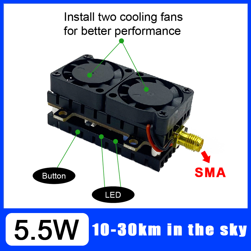 Long Range 5.8GHz 5.5W Video T - Drone Kit Long Range avaliação e preço
