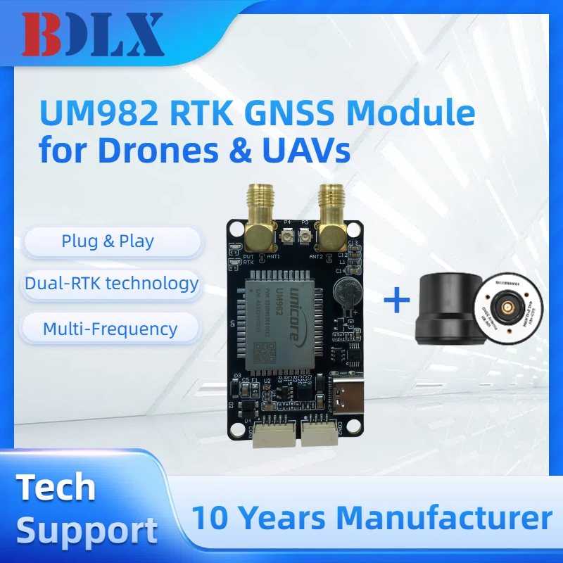 UM982 Dual Antenna RTK GNSS Mo - Drone Kit Hexacopter avaliação e preço