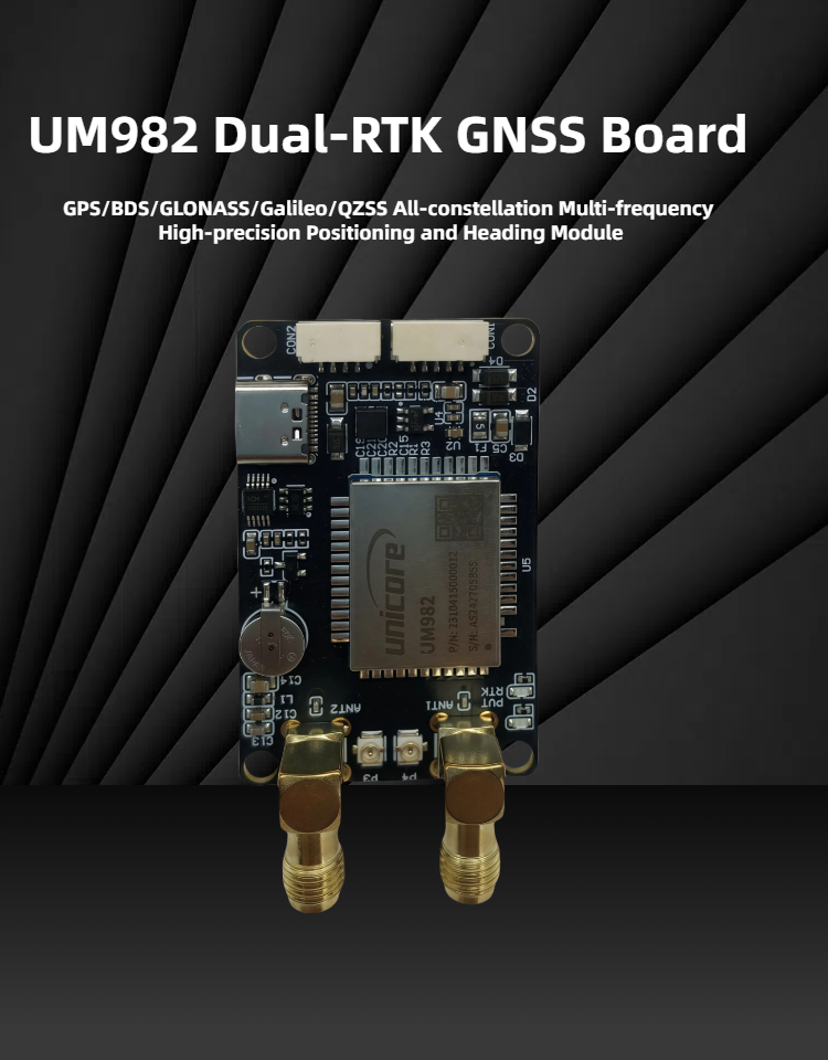 UM982 Dual Antenna RTK GNSS Mo - Drone Kit Hexacopter avaliação e preço