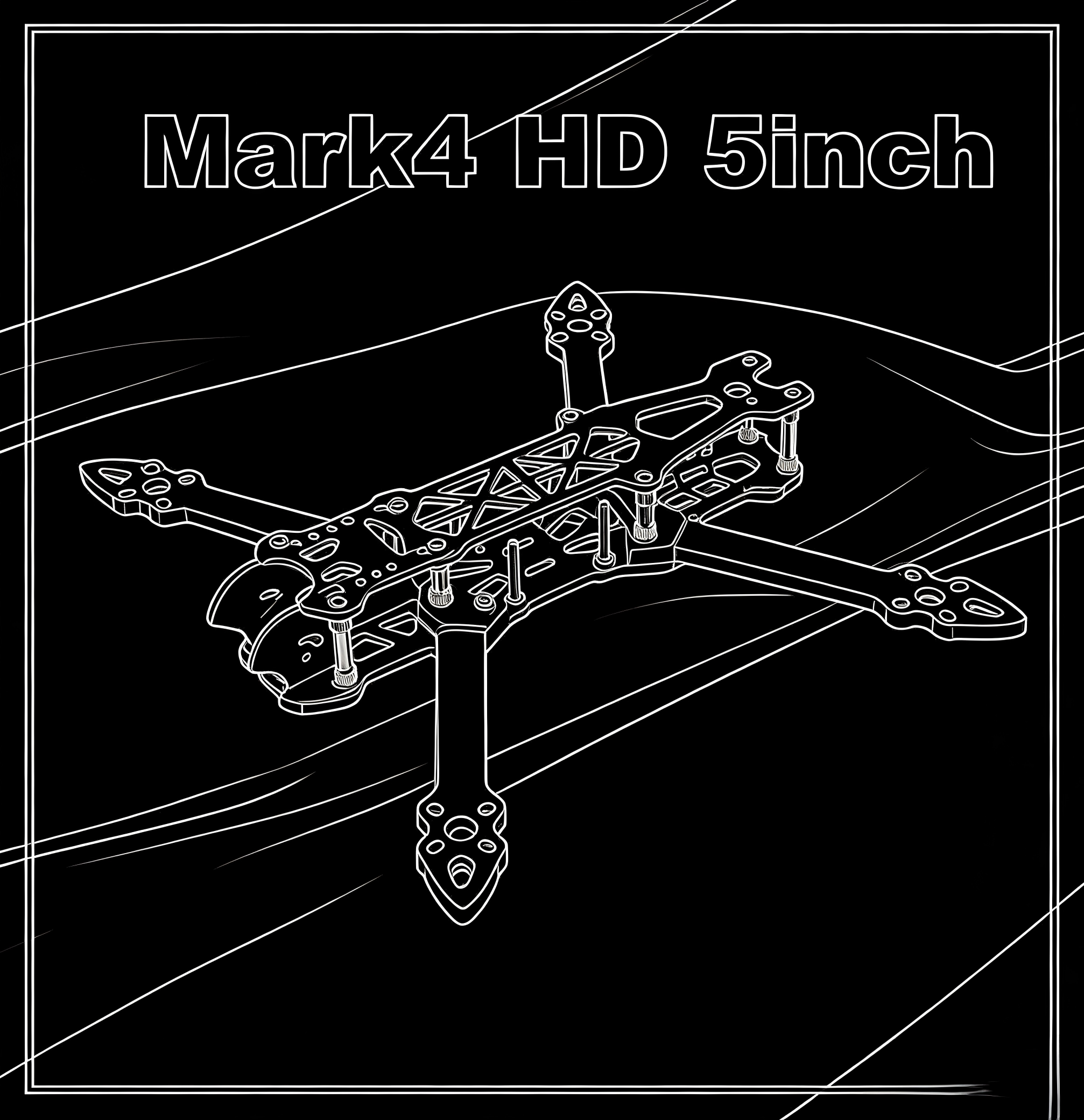 MARK4 V2 Mark 4 V2 5inch 240mm - Drone Kit Octocopter avaliação e preço