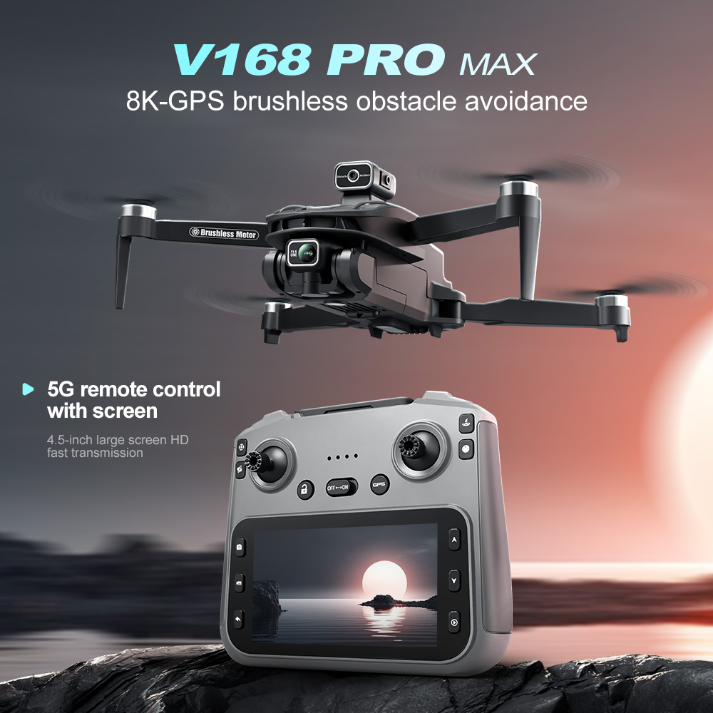 Lenovo V168 MAX 8K HD Drone 5G - Drone Kit Long Range avaliação e preço