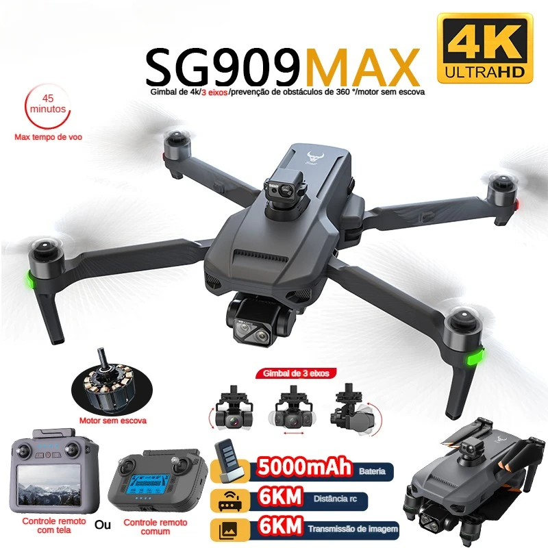 ZLL SG909 SG909MAX Professiona - Drone Kit Professional avaliação e preço